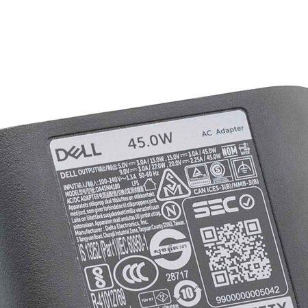 Dell Laptop oplader AC Adapter USB-C 45W Slimline