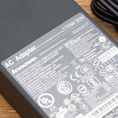 Lenovo Laptop oplader AC Adapter 170W | plug: 7,9 x 5,5 pin