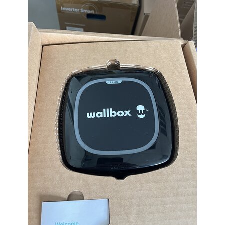 Wallbox Pulsar Plus 22 kW - Complete Kit - EV Laadstation Zwart type 2 met 7 meter vaste rechte laadkabel - Retour