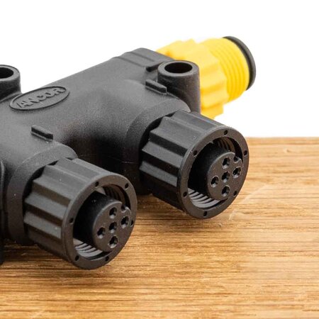 CZone Tweeweg T-stekker voor NMEA 2000 backbone