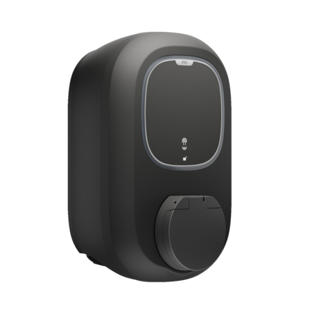 Wallbox Pulsar Pro Socket MID 22 kW - EV Laadstation Zwart