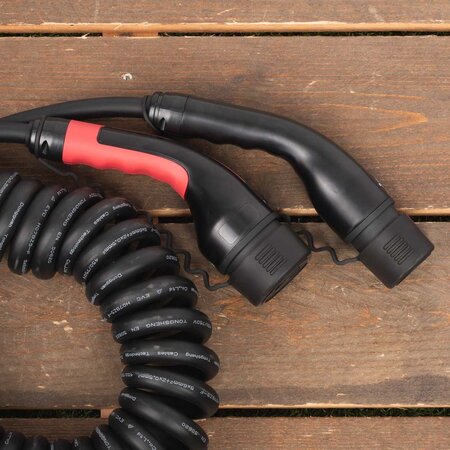 Carpoint Spiraalkabel type 2 - 3 fase 32A - 6 meter - 2,5 meter