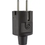 ABL Compact geaarde stekker schuko  (100000044) TPE zwart
