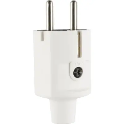 ABL Compact geaarde stekker schuko (100000044) TPE wit