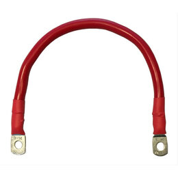Accukabel verloop 16mm² 30cm M8-M10 Rood