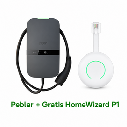 Peblar Business 22Kw 5 meter vaste laadkabel + Gratis HomeWizard P1