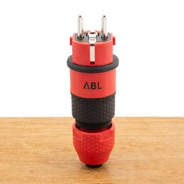 ABL ABL Professional geaarde stekker (100000069) SCHUKO/Frans-Belgisch 16A IP54 rood