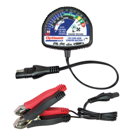 Tecmate Optimate Tester TS130 Accutester voor 12V Loodzuur, AGM en GEL Accu’s