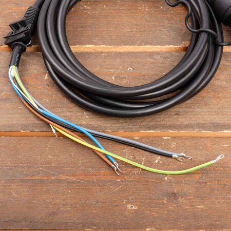 Peblar vaste laadkabel Type 2 22kW 32A 3-fase 5 meter