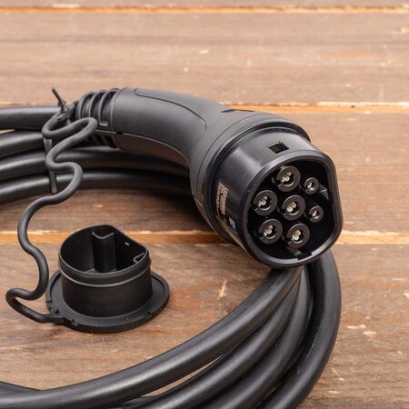 Peblar vaste laadkabel Type 2 22kW 32A 3-fase 7,5 meter