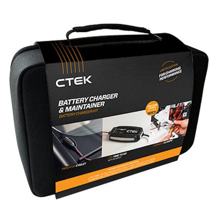 CTEK CT5 TIME TO GO - Bundel met Opbergkoffer, Indicator Eyelets en Bumper - Zonder Wikkel