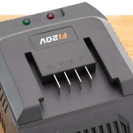 FERM CDA1131P Fast Charger 20V - Voor CDA1132P en CDA1133P accu - Retour