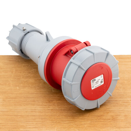 ABL K53S35 CEE koppelcontactstop 63A 5-polig (K53S35) 400V 6h IP67 rood