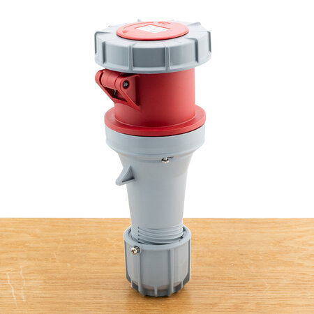 ABL K53S35 CEE koppelcontactstop 63A 5-polig (K53S35) 400V 6h IP67 rood