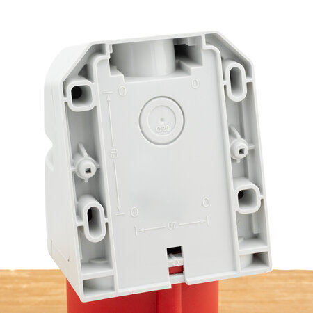 ABL CEE wandcontactdoos opbouw 32A 5-polig 400V 6h IP44 rood