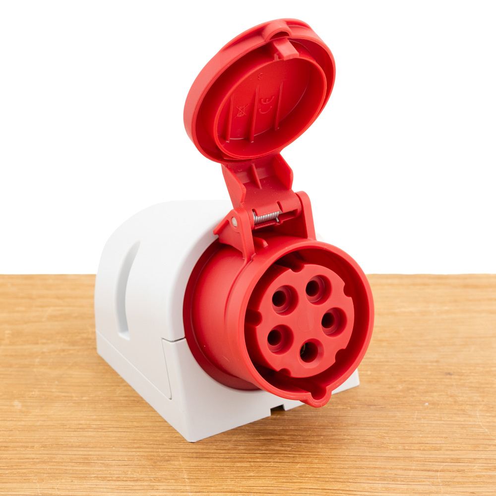 CEE wandcontactdoos 16A 5-polig (D51S31) 400V IP44