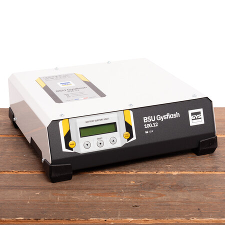 GYS multifunctionele acculader met voeding GYSFLASH 100.12 HF | 100A | 2.5M kabels