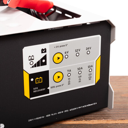 GYS acculader BATIUM 15.24 | 6, 12, 24V | 450W