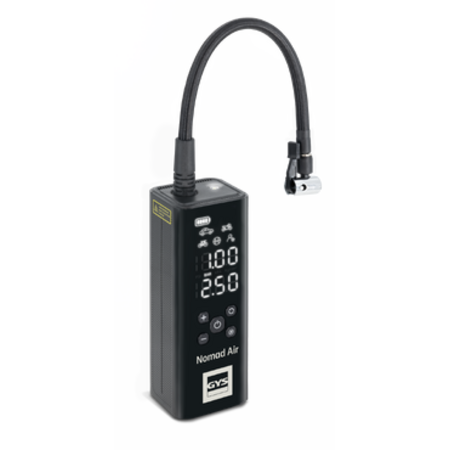 GYS NOMAD AIR draagbare compressor 10 bar 30 l/min met powerbank en LED-lamp