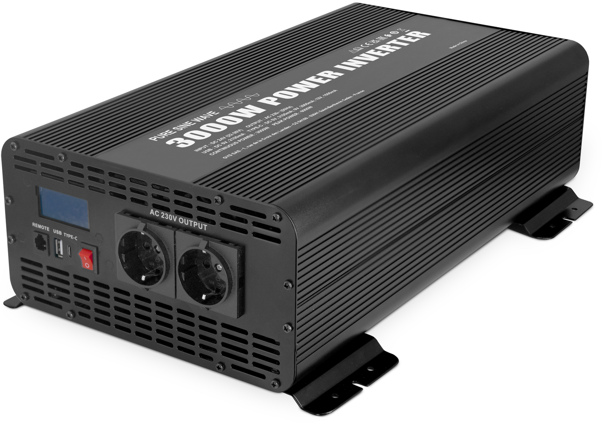 PSW 3000 RC-24 omvormer 3000W