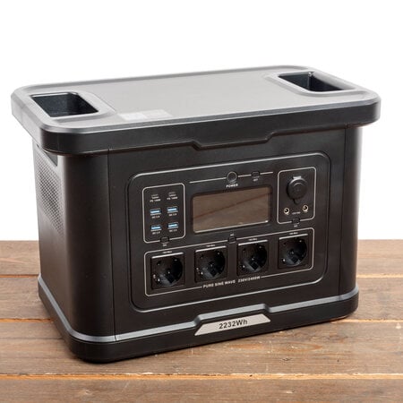 CN Powerstations CN PS-S024 draagbare powerstation 2232Wh 2400W met 230V, USB-C en app