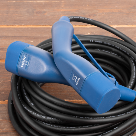 Voldt Laadkabel type 2 - 3 fase 32A - 20 meter
