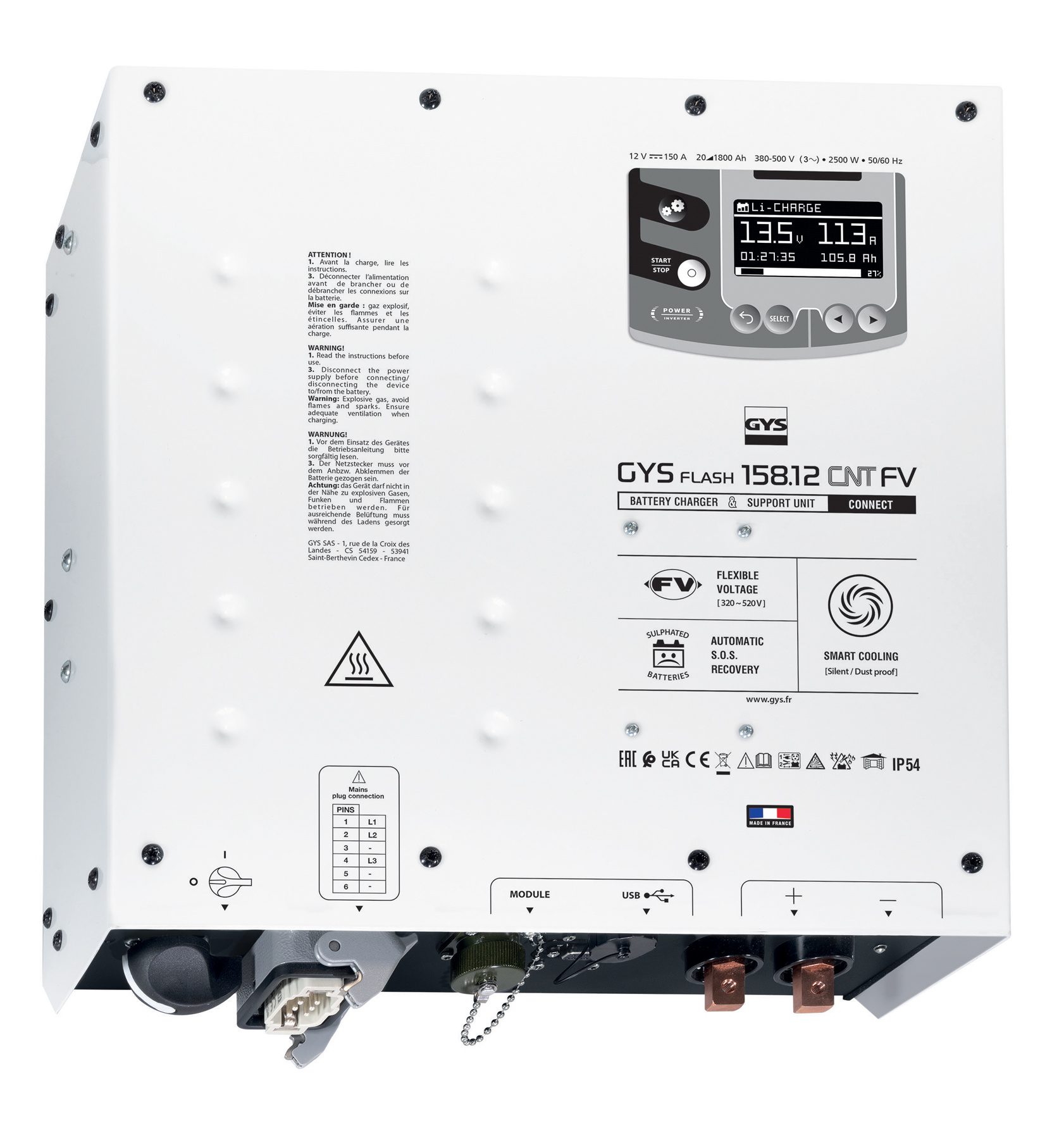 GYSFLASH 158.12 CNT FV 12V 150A