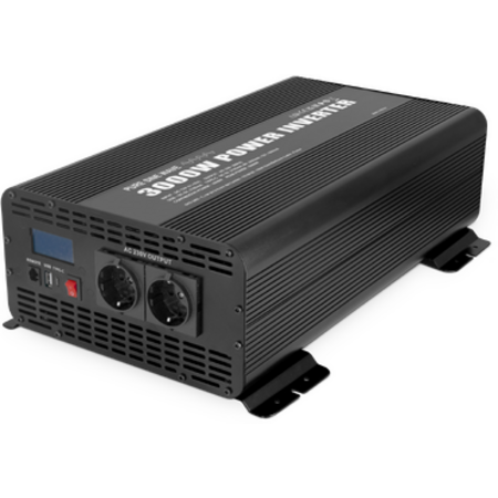 GYS PSW 3000W RC-12 zuivere sinus omvormer 12V naar 230V 3000W met afstandsbediening
