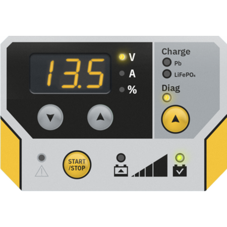 GYS DIAG-BATIUM 100.12 FV 12V 100A acculader en Battery Support Unit met 2,5m kabels