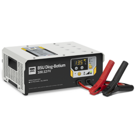 GYS DIAG-BATIUM 100.12 FV 12V 100A acculader en Battery Support Unit met 2,5m kabels