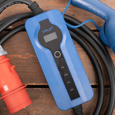 Voldt Mobiele lader type 2 naar CEE - 3 fase 32A - 20 meter