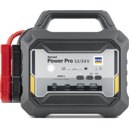 GYS NOMAD POWER PRO 12/24V lithium startbooster 2300A 5000A piek