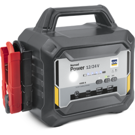 GYS NOMAD POWER 12/24V lithium startbooster 1900A met 4000A piekstroom