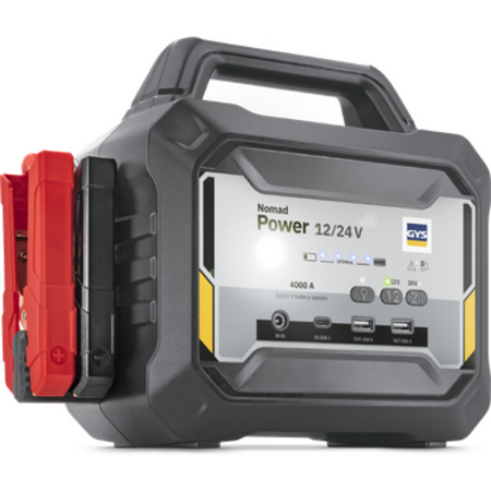 GYS NOMAD POWER 12/24V lithium startbooster 1900A met 4000A piekstroom