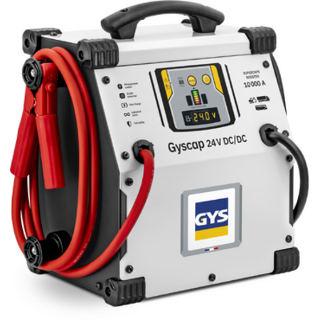 GYS GYSCAP 24V DC/DC 2500A supercondensator startbooster voor vrachtwagens en zwaar materieel