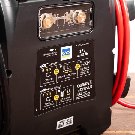 GYS GYSCAP TWIN-START EV 12V DC/DC 1600A supercondensatorbooster met EV Rescue