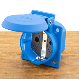 ABL Pro Line SCHUKO (1661050) Wandcontactdoos 16A IP54 Blauw