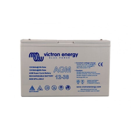 Victron AGM 12V/25Ah Super Cycle Accu/ Batterij M5 - Beschadigd