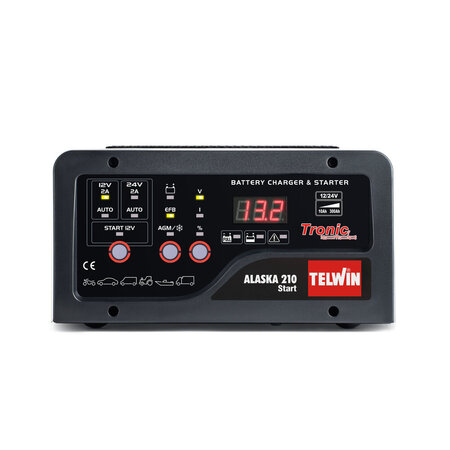Telwin Acculader/startbooster Alaska 210 Start 12/24V - Beschadigd