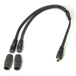 Tecmate Optimate Y-splitter kabel DC-stekker naar 2 DC-contacten