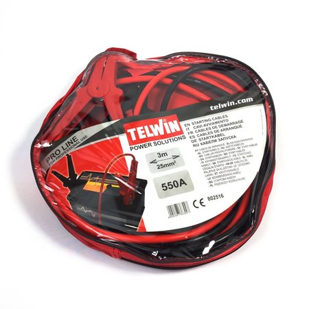 Telwin Booster Cable 3M Pro Line - startkabels 550A