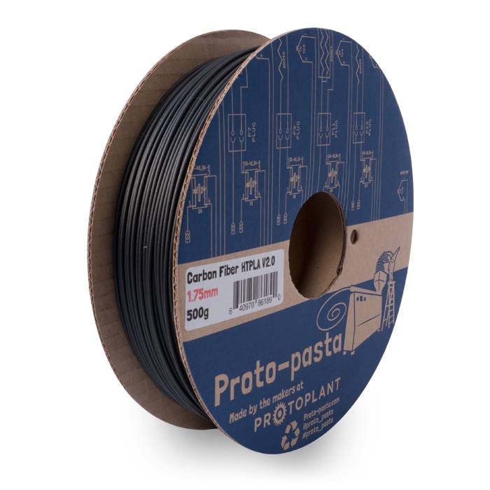 Proto-pasta 2.85 mm Carbon Fiber HTPLA filament, Black