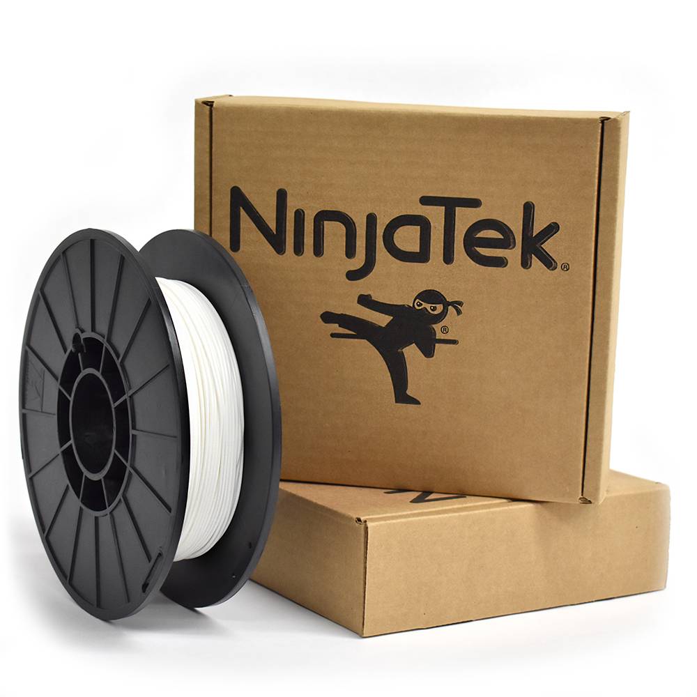 NinjaTek 1,75 mm Cheetah filamento flessibile, Bianco