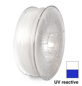EUMAKERS 1,75 mm PLA filamento reattivo UV, Bianco-Blu