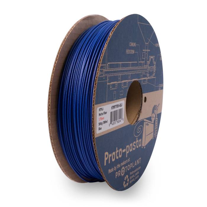 Proto-pasta 1.75 mm Matte Fiber HTPLA filament, Blue