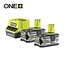 Ryobi ONE+ 18V Accu en lader kit (incl. 2x 5.0Ah accu)