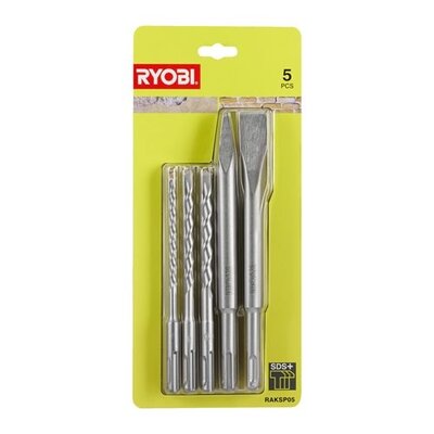 Ryobi SDS + Bit en beitel bits (5 stuks)