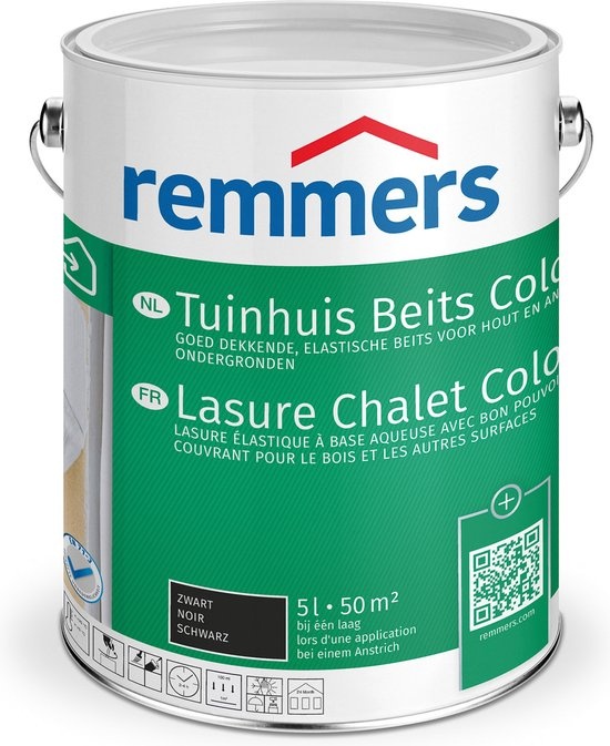 Tuinhuis Beits Color Zwart