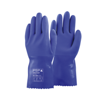 PSP Chemical PVC Blue Werkhandschoen Maat 10 (XL)