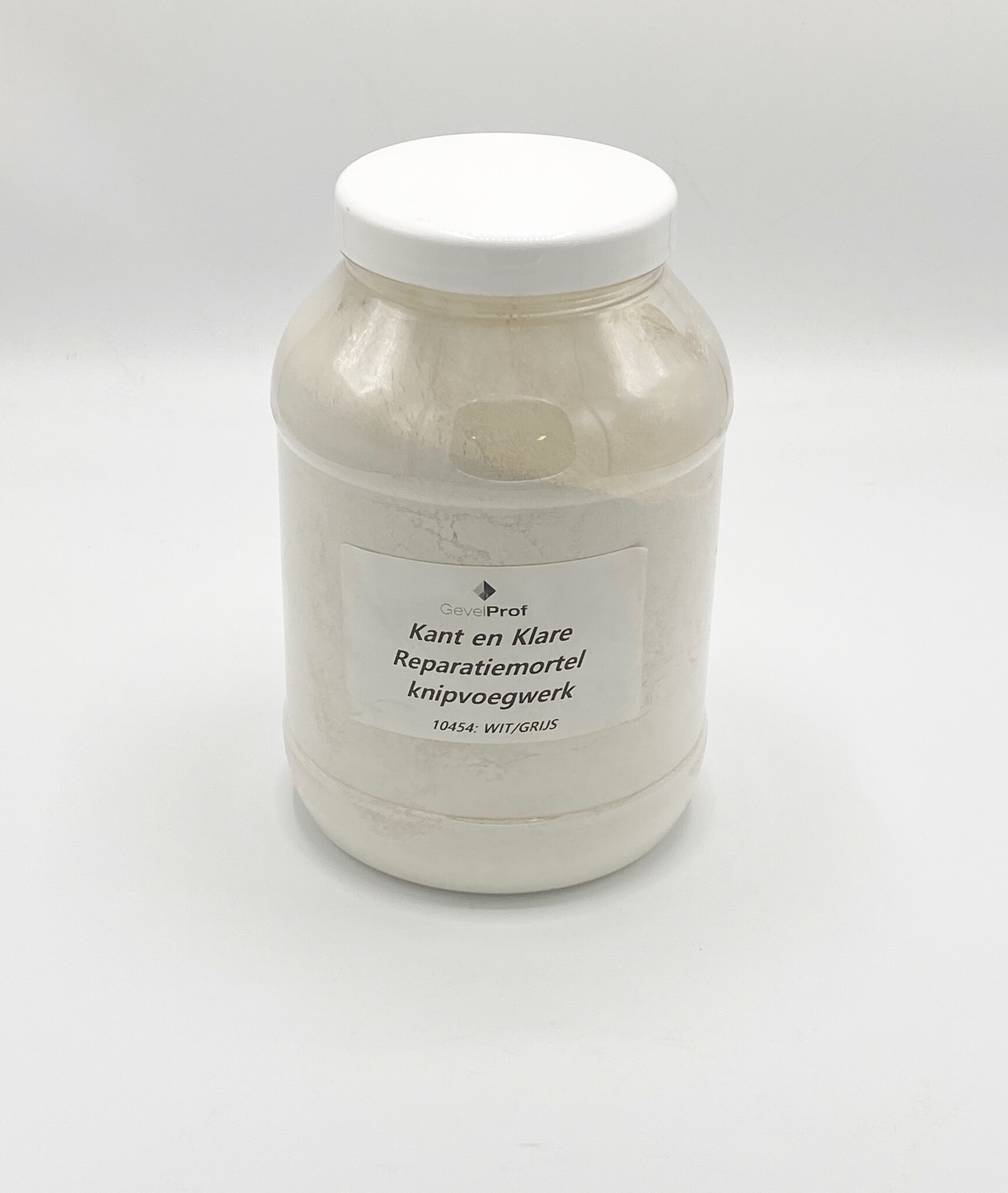 Kalk knip/snijvoegmortel kant en klaar (wit/grijs) 4,5kg